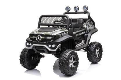 Elektrické auto Unimog S – lakované maskáčové | dětské