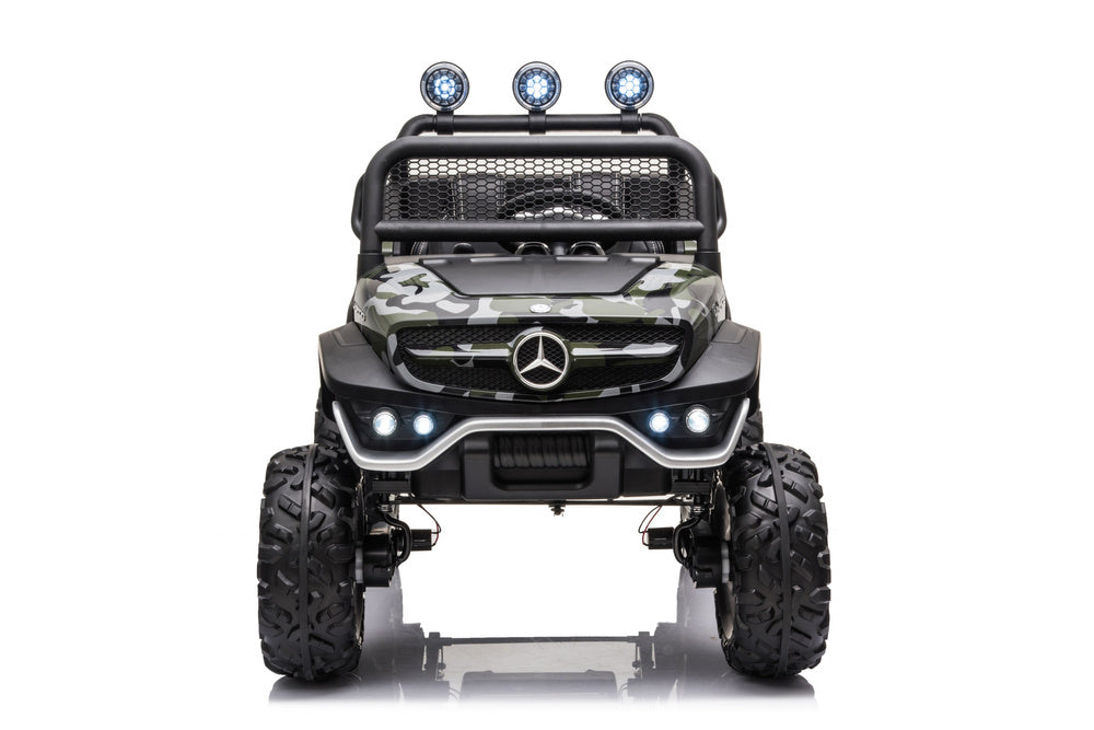 Elektrické auto Unimog S – lakované maskáčové | dětské