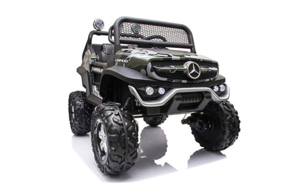 Elektrické auto Unimog S – lakované maskáčové | dětské