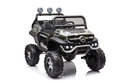 Elektrické auto Unimog S – lakované maskáčové | dětské