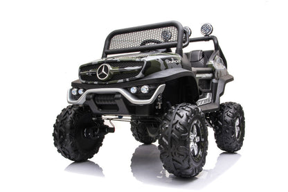 Elektrické auto Unimog S – lakované maskáčové | dětské