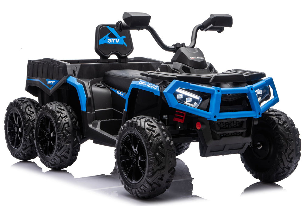 Elektrické čtyřkolka ATV s přívěsem 24V modré – JC606