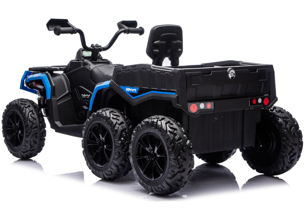 Elektrické čtyřkolka ATV s přívěsem 24V modré – JC606