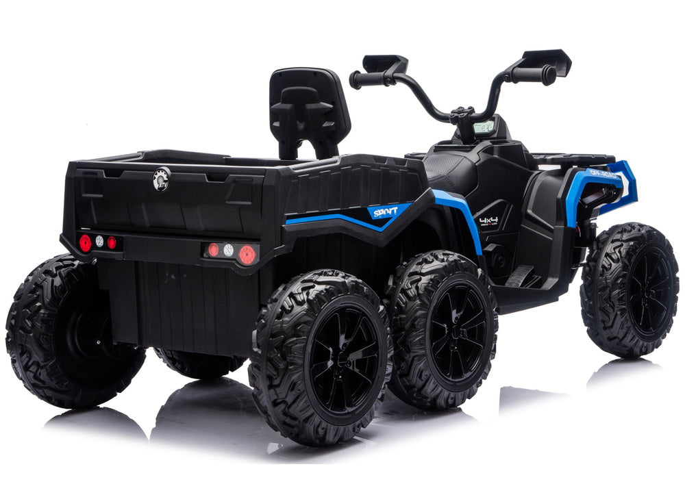 Elektrické čtyřkolka ATV s přívěsem 24V modré – JC606