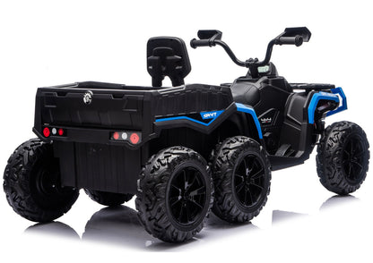 Elektrické čtyřkolka ATV s přívěsem 24V modré – JC606