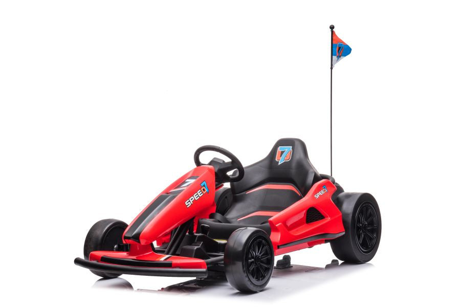 Elektrický gokart A035 s drift funkcí červený