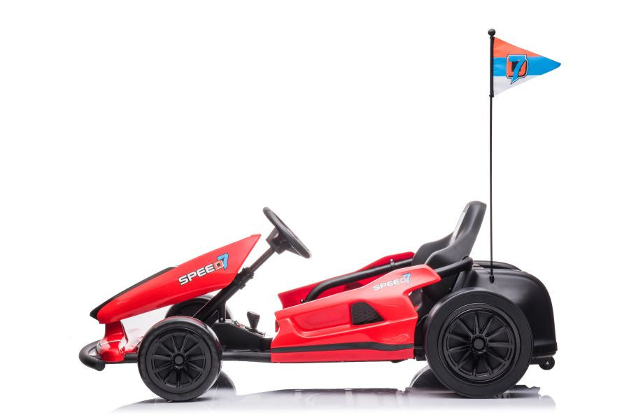 Elektrický gokart A035 s drift funkcí červený