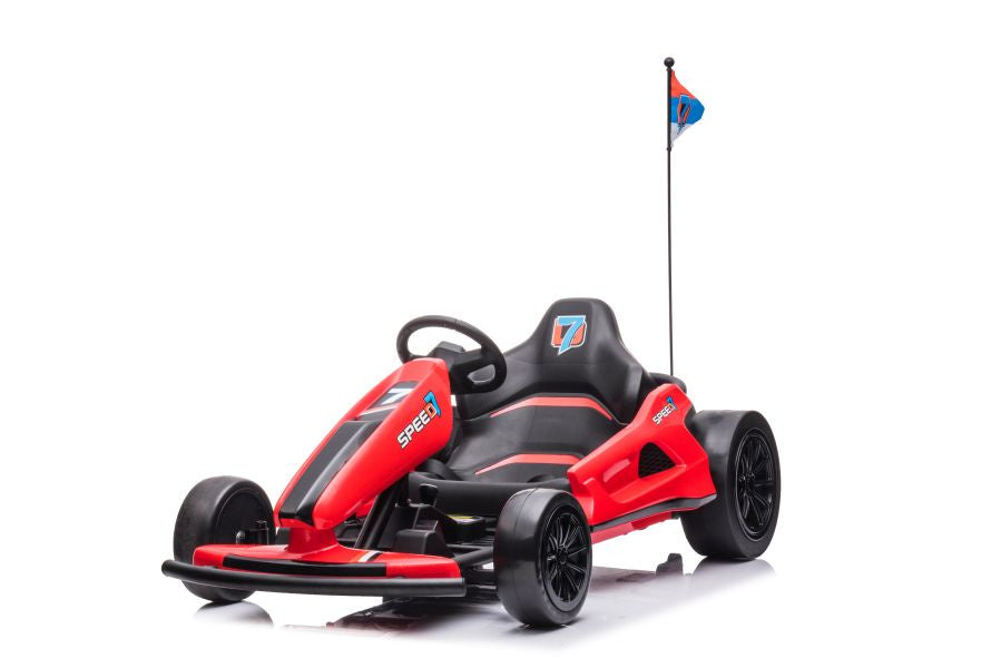 Elektrický gokart A035 s drift funkcí červený