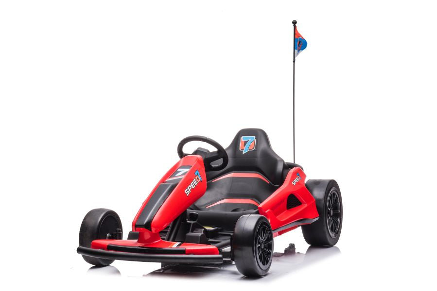 Elektrický gokart A035 s drift funkcí červený