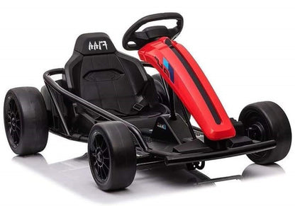 Elektrický gokart SX1968 s funkcí driftu – červený