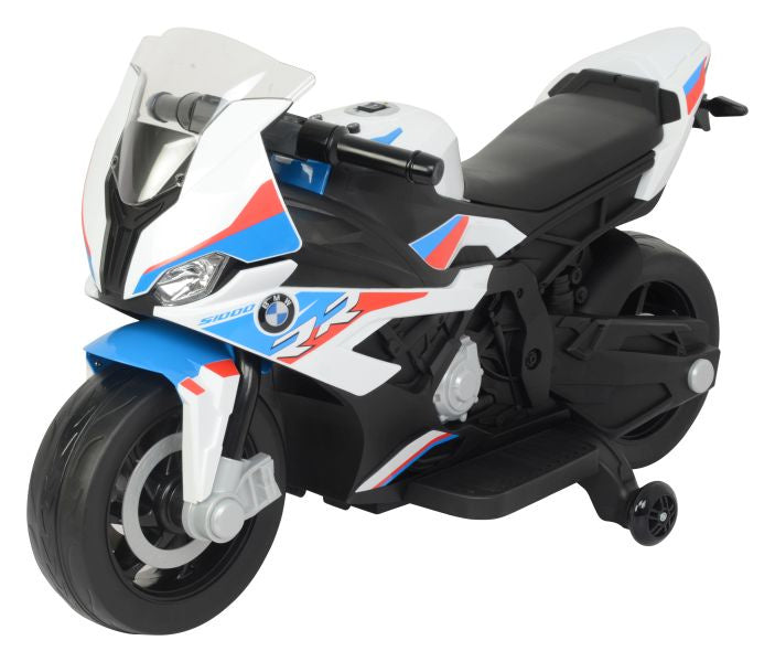 Elektrický motocykl na akumulátor BMW S1000RR bílý