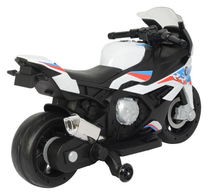 Elektrický motocykl na akumulátor BMW S1000RR bílý