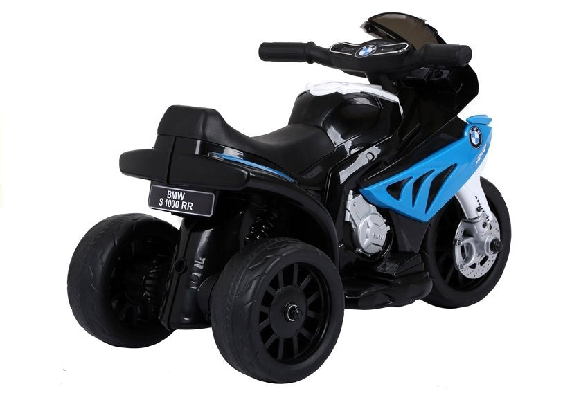 Elektrický motocykl na akumulátor trojkolový – BMW S1000RR modrý