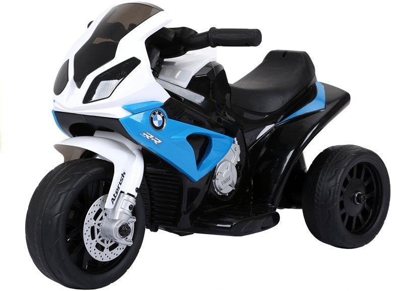 Elektrický motocykl na akumulátor trojkolový – BMW S1000RR modrý