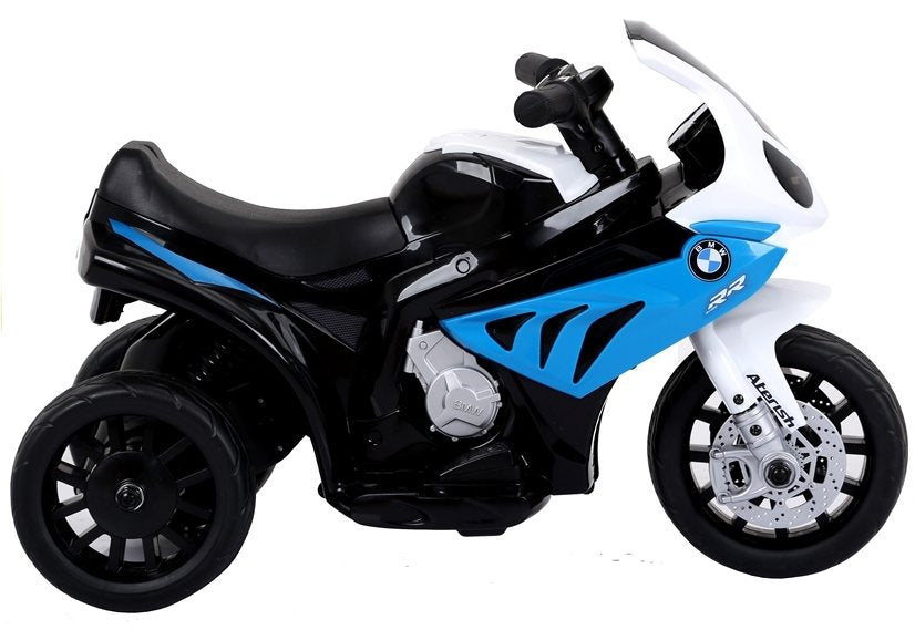 Elektrický motocykl na akumulátor trojkolový – BMW S1000RR modrý
