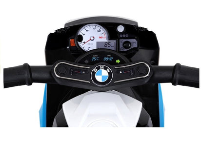 Elektrický motocykl na akumulátor trojkolový – BMW S1000RR modrý