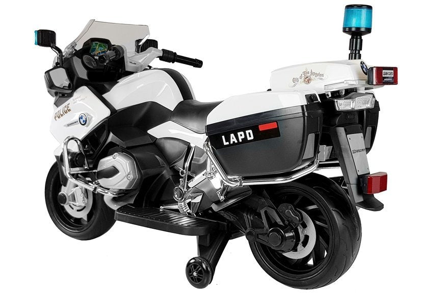 Elektrický motor BMW R1200 policie pro děti od 3 let bílý