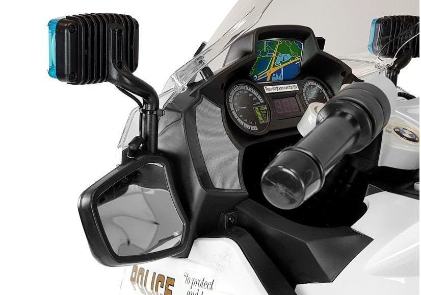 Elektrický motor BMW R1200 policie pro děti od 3 let bílý
