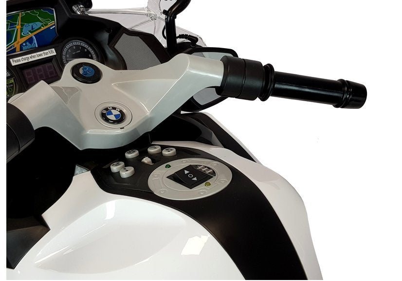 Elektrický motor BMW R1200 policie pro děti od 3 let bílý