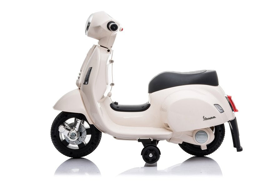 Elektrický skuter na akumulator pro děti Vespa GTS 300 Mini bílý