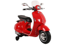 Elektrický skuter pro děti Vespa GTS 300 červený