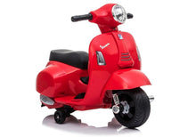 Elektrický skútr na akumulátor pro děti Vespa GTS 300 Mini červený