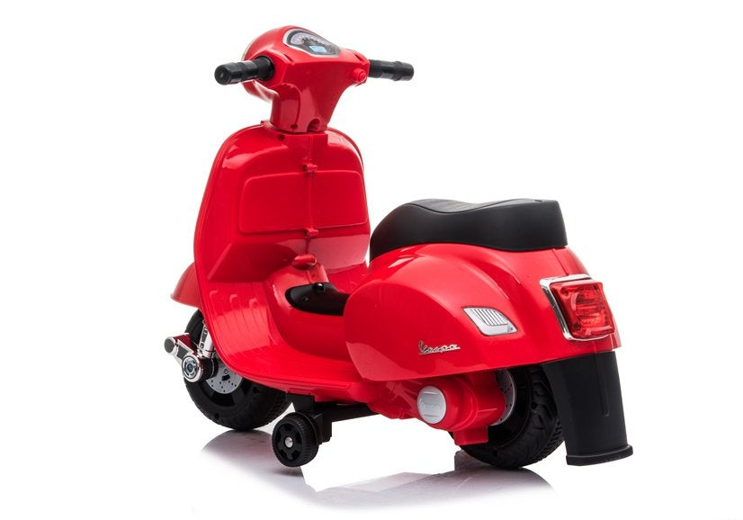 Elektrický skútr na akumulátor pro děti Vespa GTS 300 Mini červený