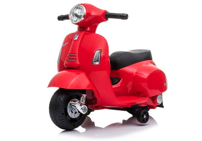 Elektrický skútr na akumulátor pro děti Vespa GTS 300 Mini červený