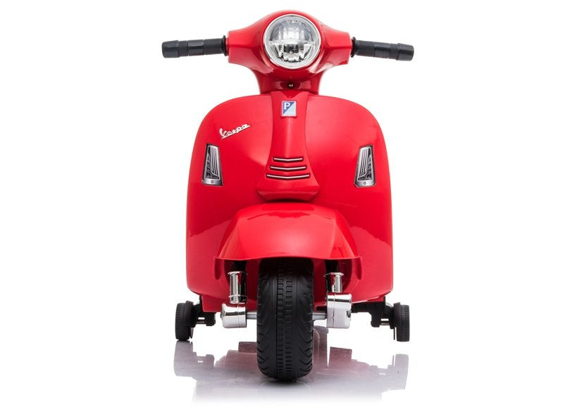 Elektrický skútr na akumulátor pro děti Vespa GTS 300 Mini červený