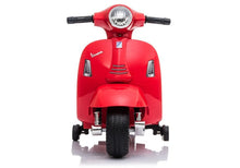 Elektrický skútr na akumulátor pro děti Vespa GTS 300 Mini červený