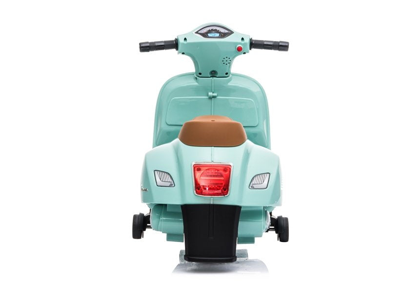 Elektrický skútr na akumulátor pro děti Vespa GTS 300 Mini tyrkysový