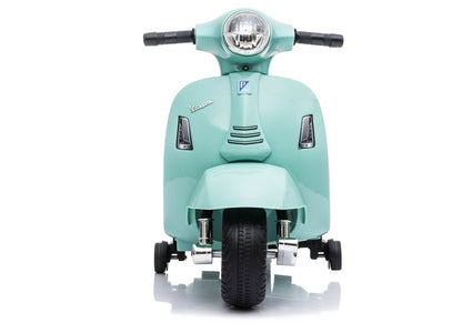 Elektrický skútr na akumulátor pro děti Vespa GTS 300 Mini tyrkysový