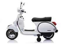 Elektrický skútr na akumulátor – Vespa bílý | E skútr