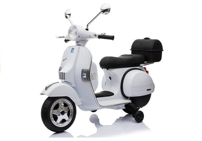 Elektrický skútr na akumulátor – Vespa bílý | E skútr
