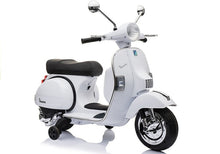 Elektrický skútr na akumulátor – Vespa bílý | E skútr