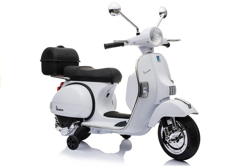 Elektrický skútr na akumulátor – Vespa bílý | E skútr