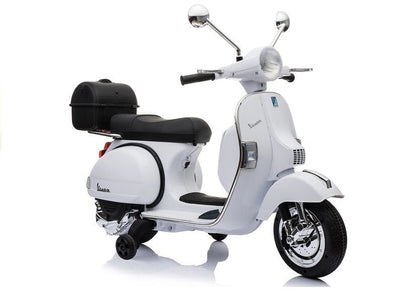 Elektrický skútr na akumulátor – Vespa bílý | E skútr