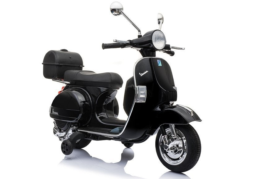 Elektrický skútr na akumulátor – Vespa černý | E skútr