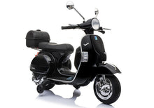 Elektrický skútr na akumulátor – Vespa černý | E skútr
