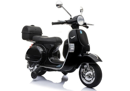 Elektrický skútr na akumulátor – Vespa černý | E skútr