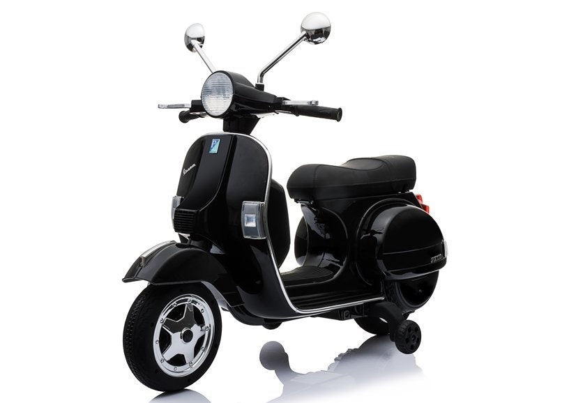 Elektrický skútr na akumulátor – Vespa černý | E skútr