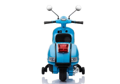 Elektrický skútr na akumulátor Vespa modrý