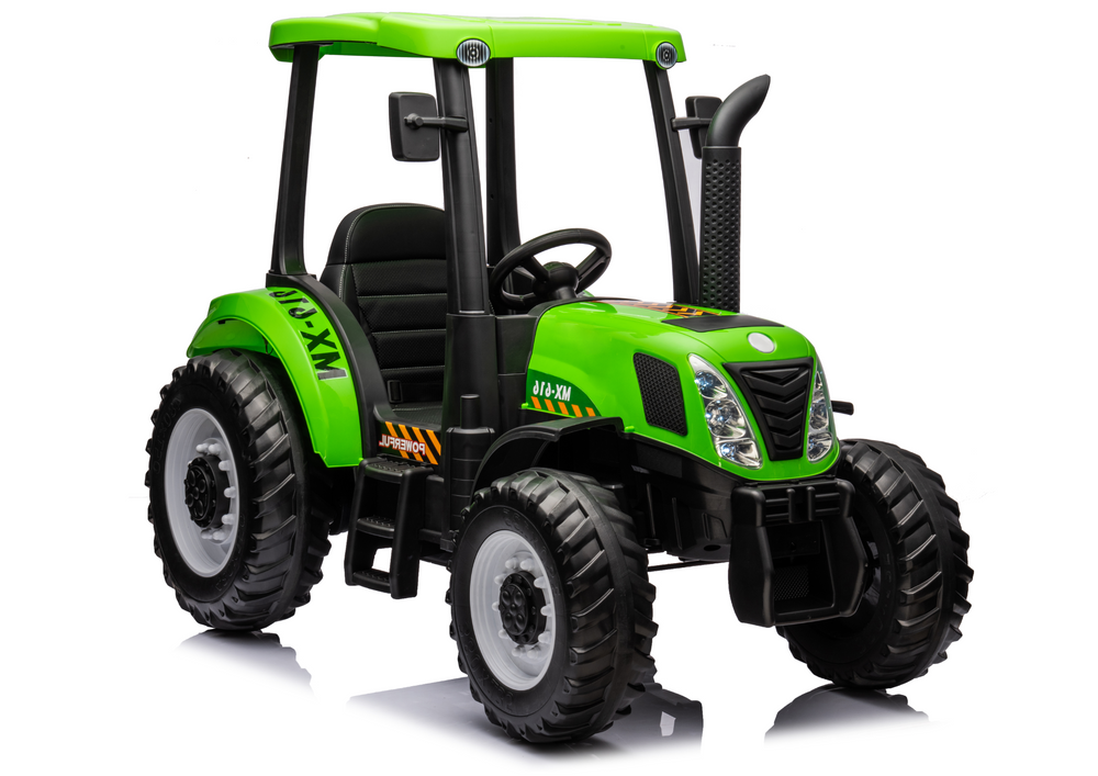 Elektrický traktor A011 24V pro děti – zelený