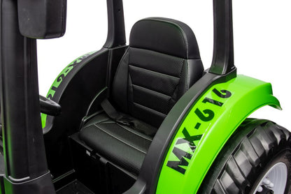 Elektrický traktor A011 24V pro děti – zelený