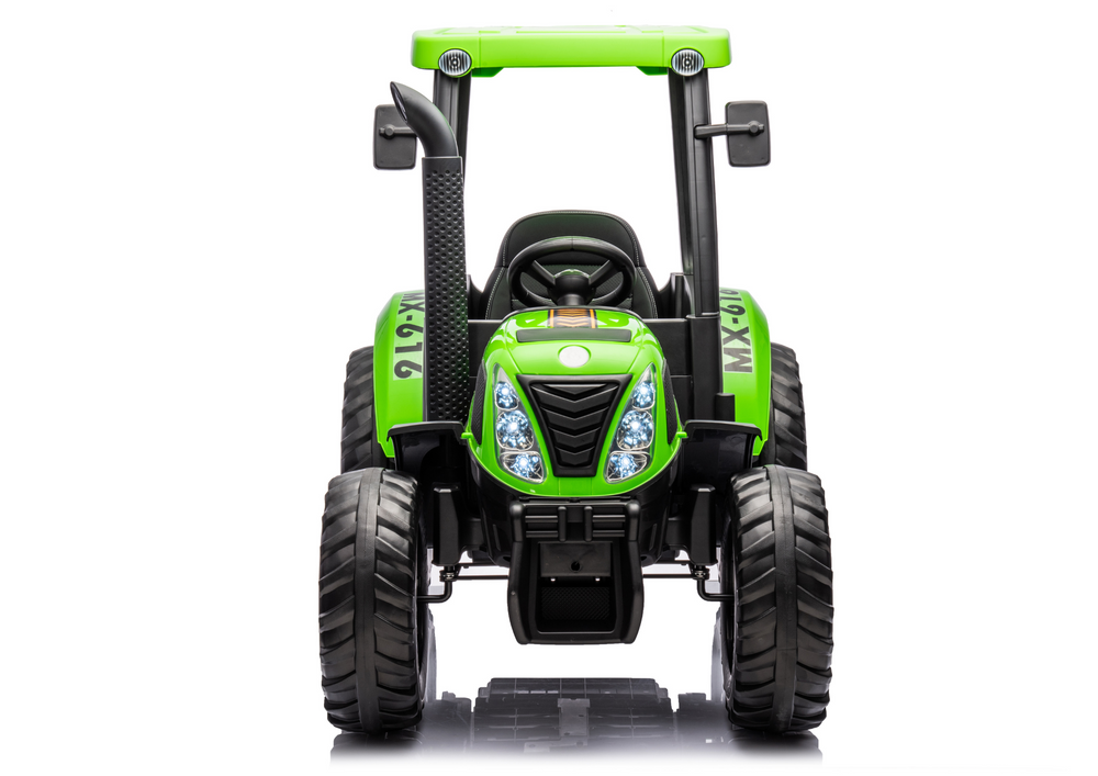 Elektrický traktor A011 24V pro děti – zelený