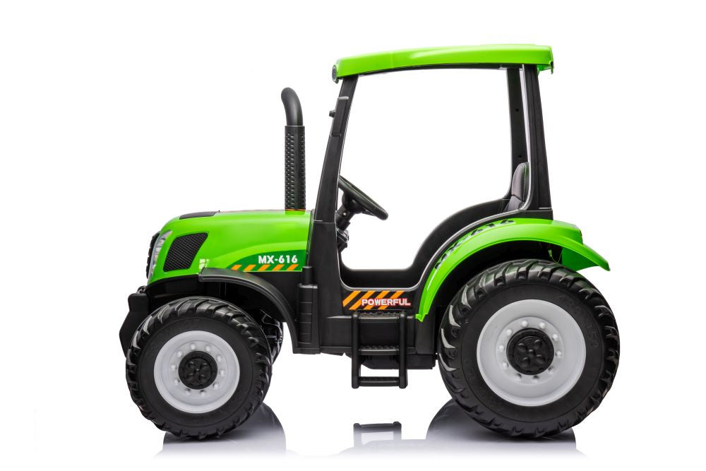 Elektrický traktor A011 24V pro děti – zelený
