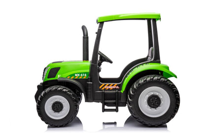 Elektrický traktor A011 24V pro děti – zelený