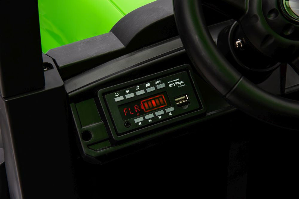 Elektrický traktor A011 24V pro děti – zelený