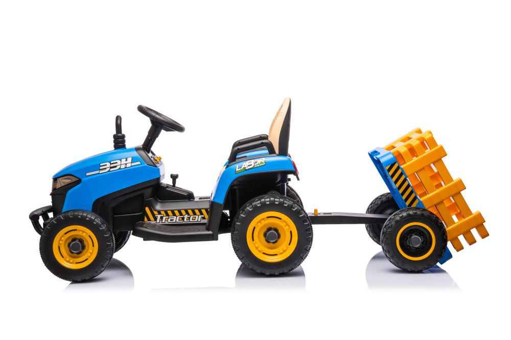 Elektrický traktor BBH-030 modrý s dálkovým ovládáním