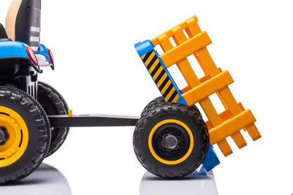 Elektrický traktor BBH-030 modrý s dálkovým ovládáním